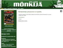 Tablet Screenshot of monkija-lehti.fi